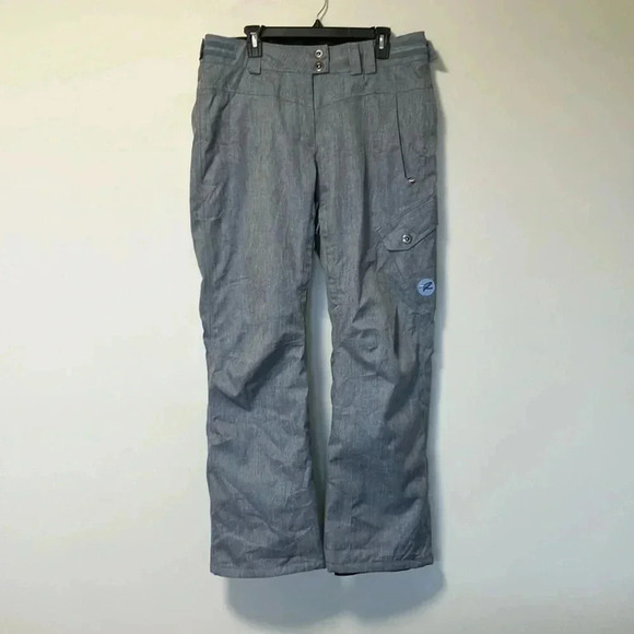 Rossignol blue grey ski snow  pants - Picture 1 of 8